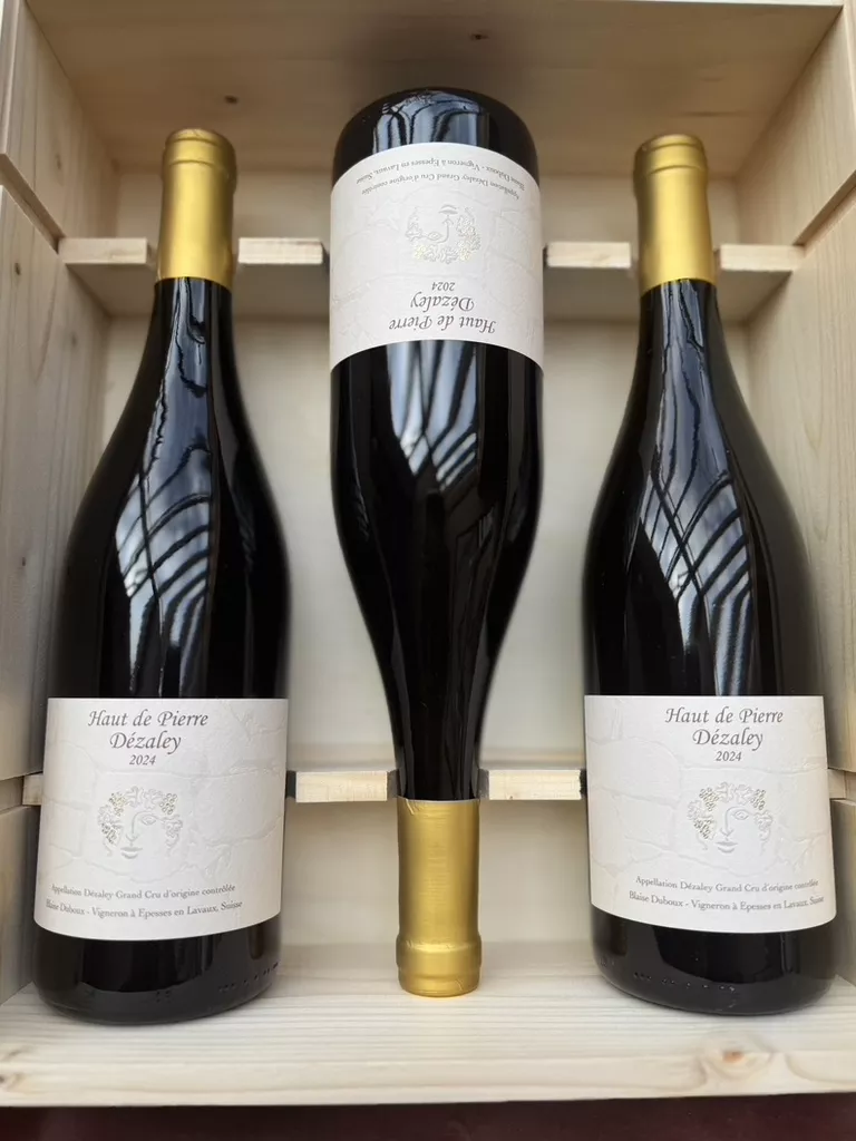 Coffret 3 bouteilles en bois